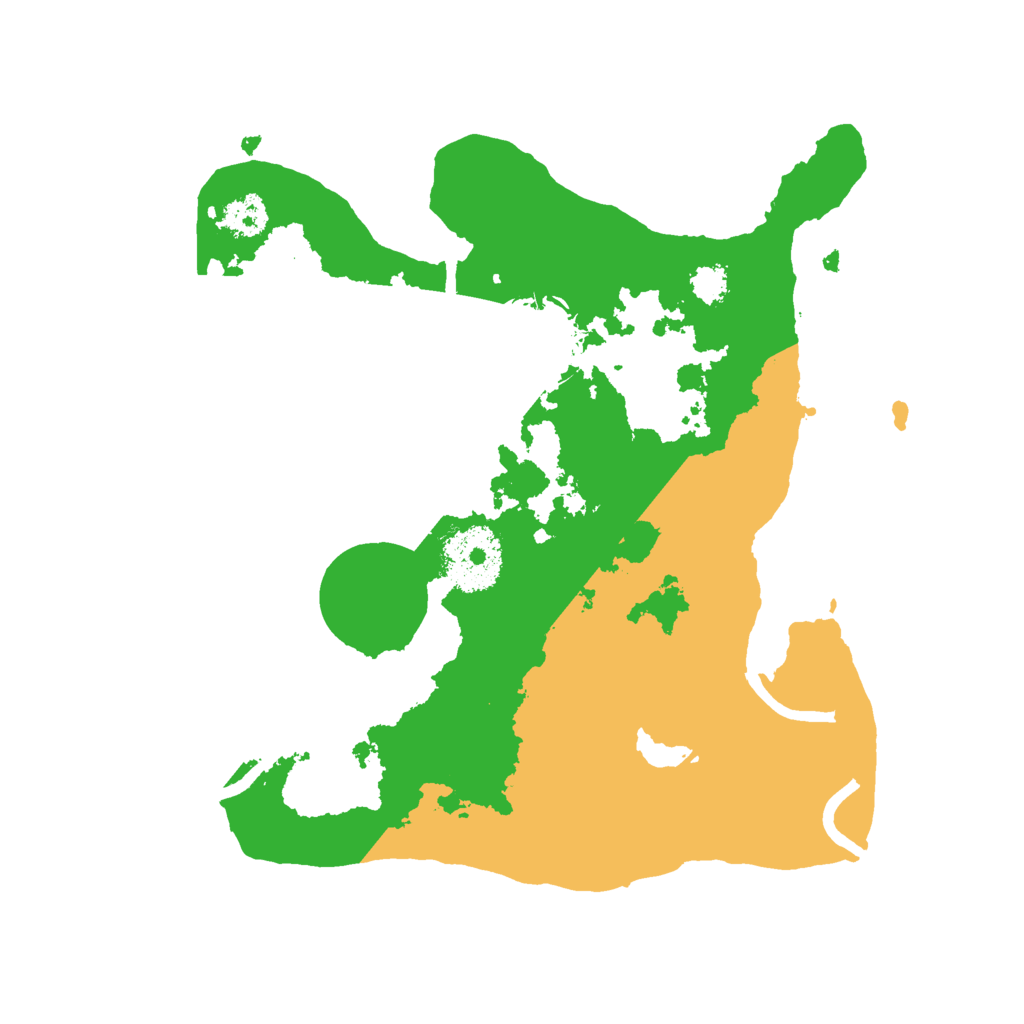 Biome Rust Map: Procedural Map, Size: 2500, Seed: 458