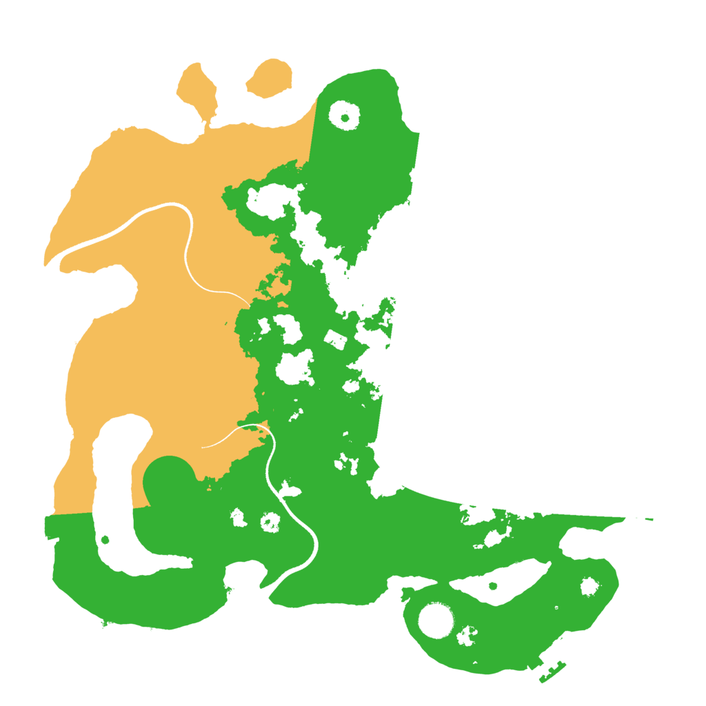 Biome Rust Map: Procedural Map, Size: 3500, Seed: 924834921
