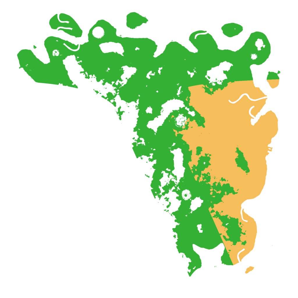 Biome Rust Map: Procedural Map, Size: 4500, Seed: 930128