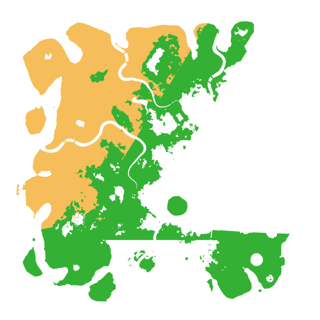 Biome Rust Map: Procedural Map, Size: 4500, Seed: 114517