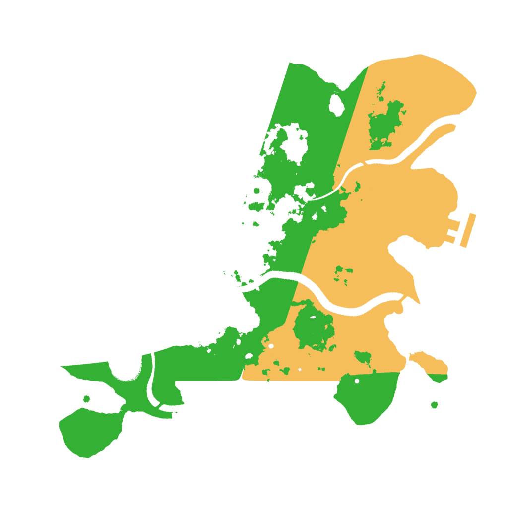 Biome Rust Map: Procedural Map, Size: 3000, Seed: 1024264369