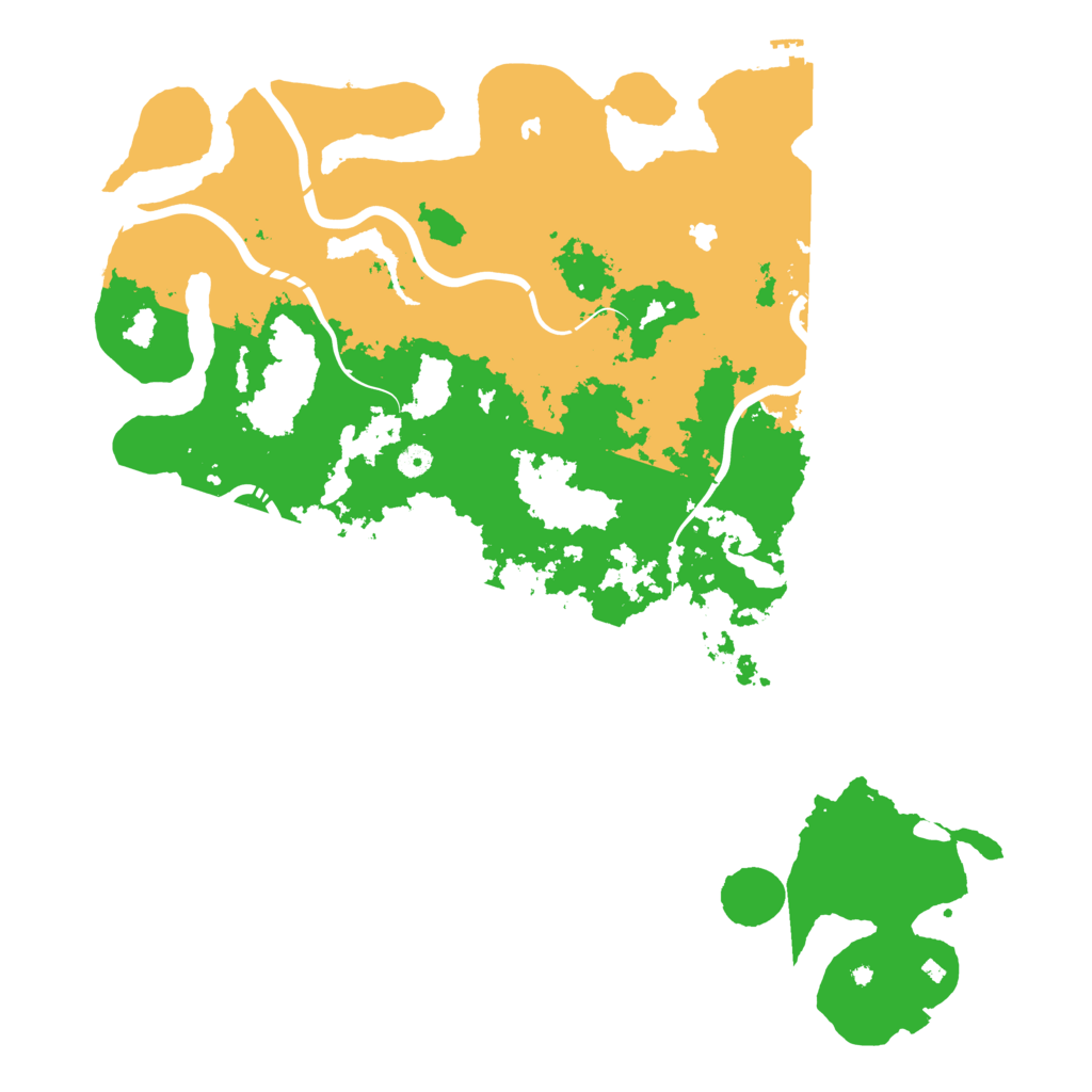 Biome Rust Map: Procedural Map, Size: 5000, Seed: 3000