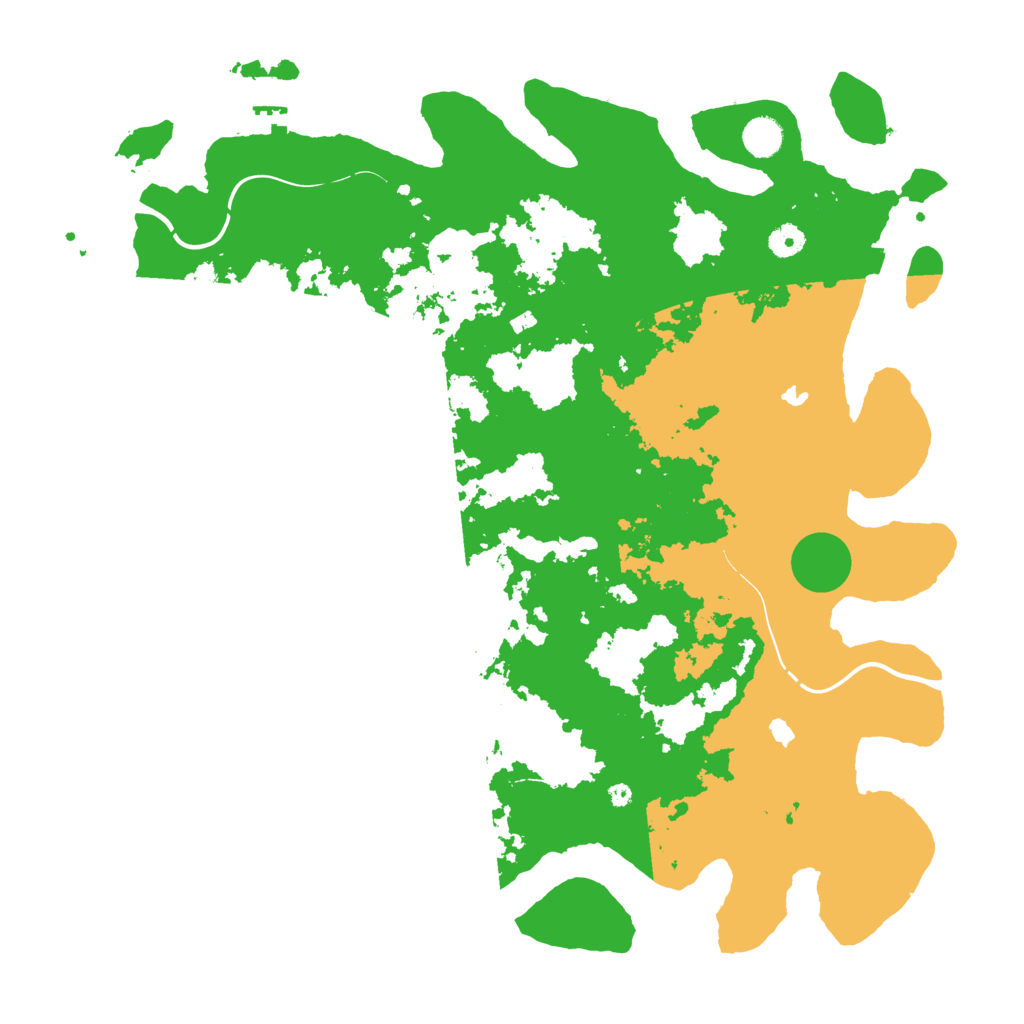Biome Rust Map: Procedural Map, Size: 4500, Seed: 627040