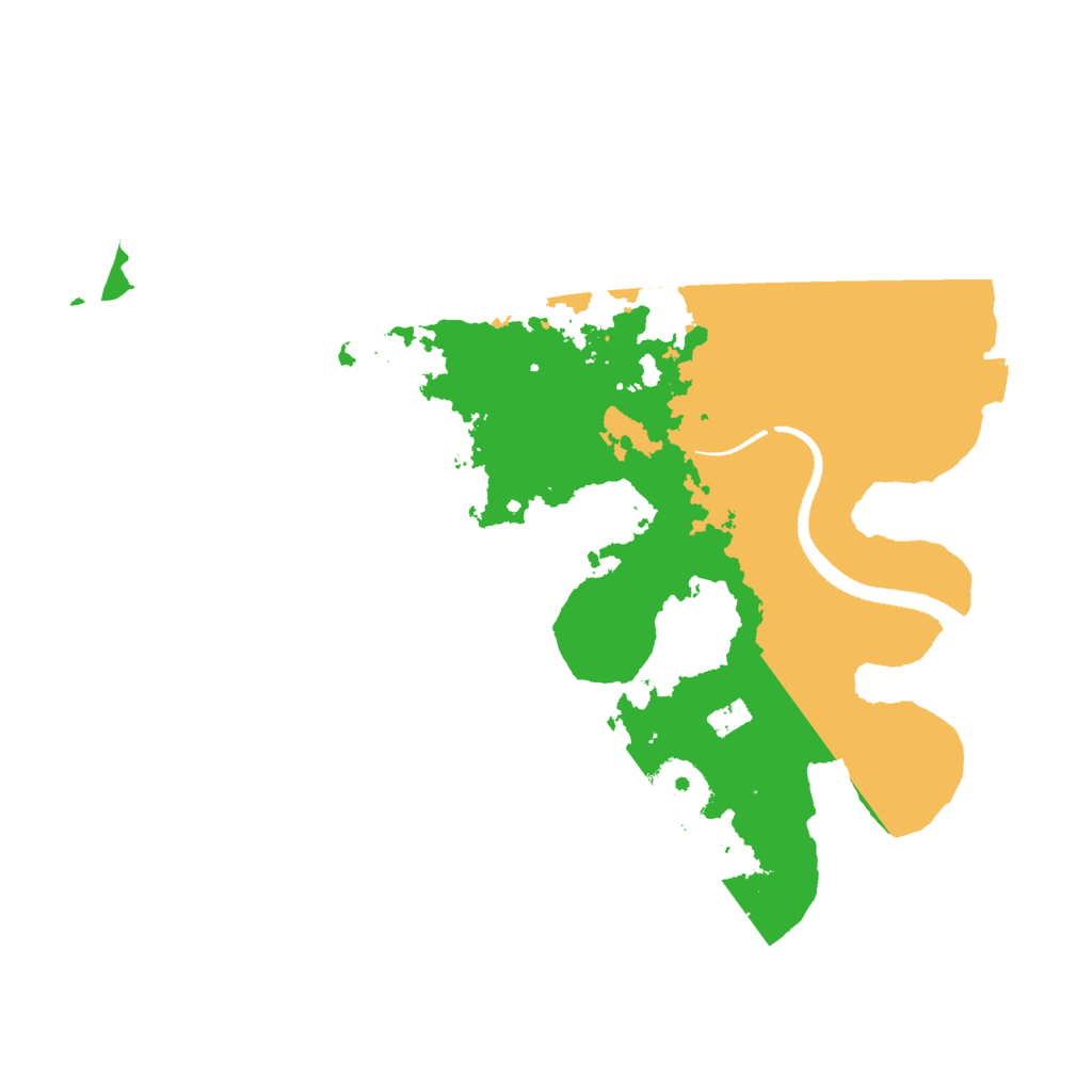 Biome Rust Map: Procedural Map, Size: 2900, Seed: 32706