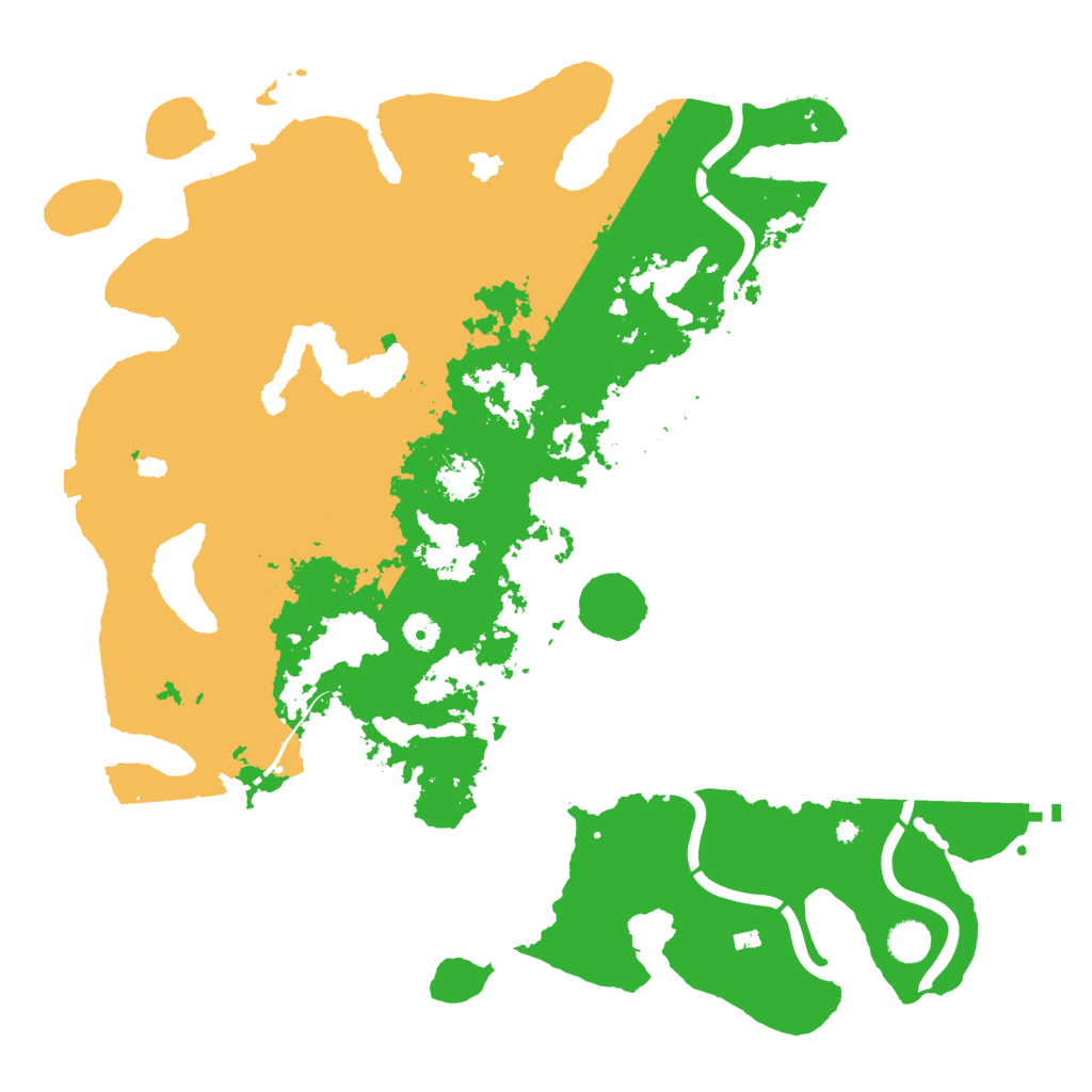 Biome Rust Map: Procedural Map, Size: 4500, Seed: 267876