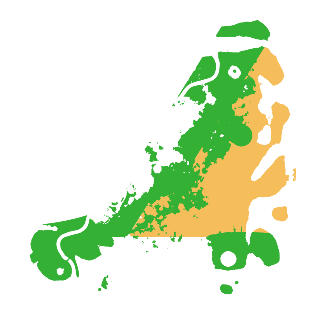 Biome Rust Map: Procedural Map, Size: 3800, Seed: 12706