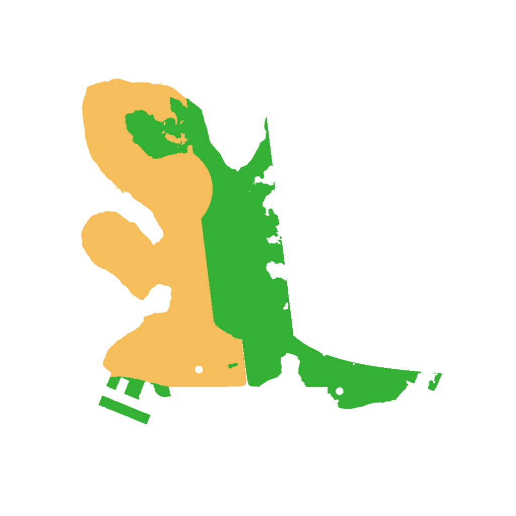 Biome Rust Map: Procedural Map, Size: 2000, Seed: 851401648