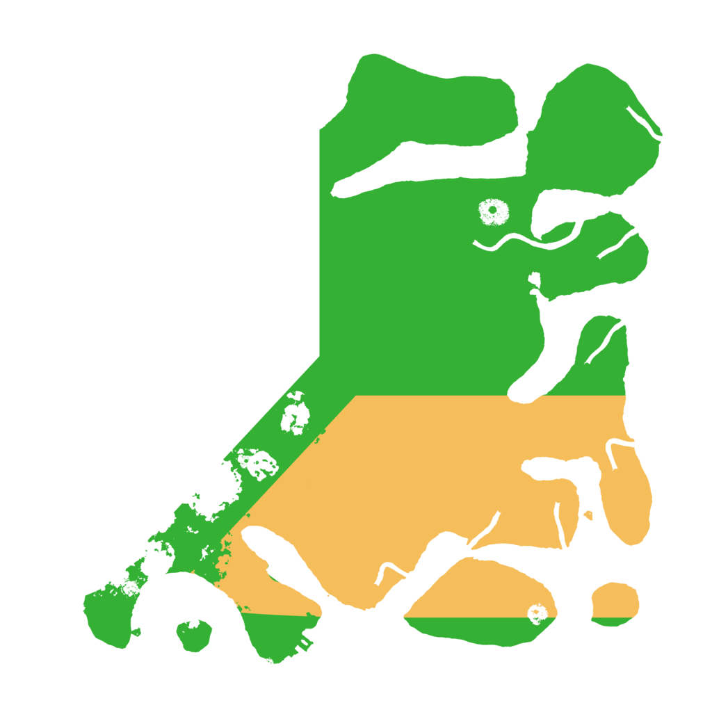 Biome Rust Map: Procedural Map, Size: 3700, Seed: 2113495765