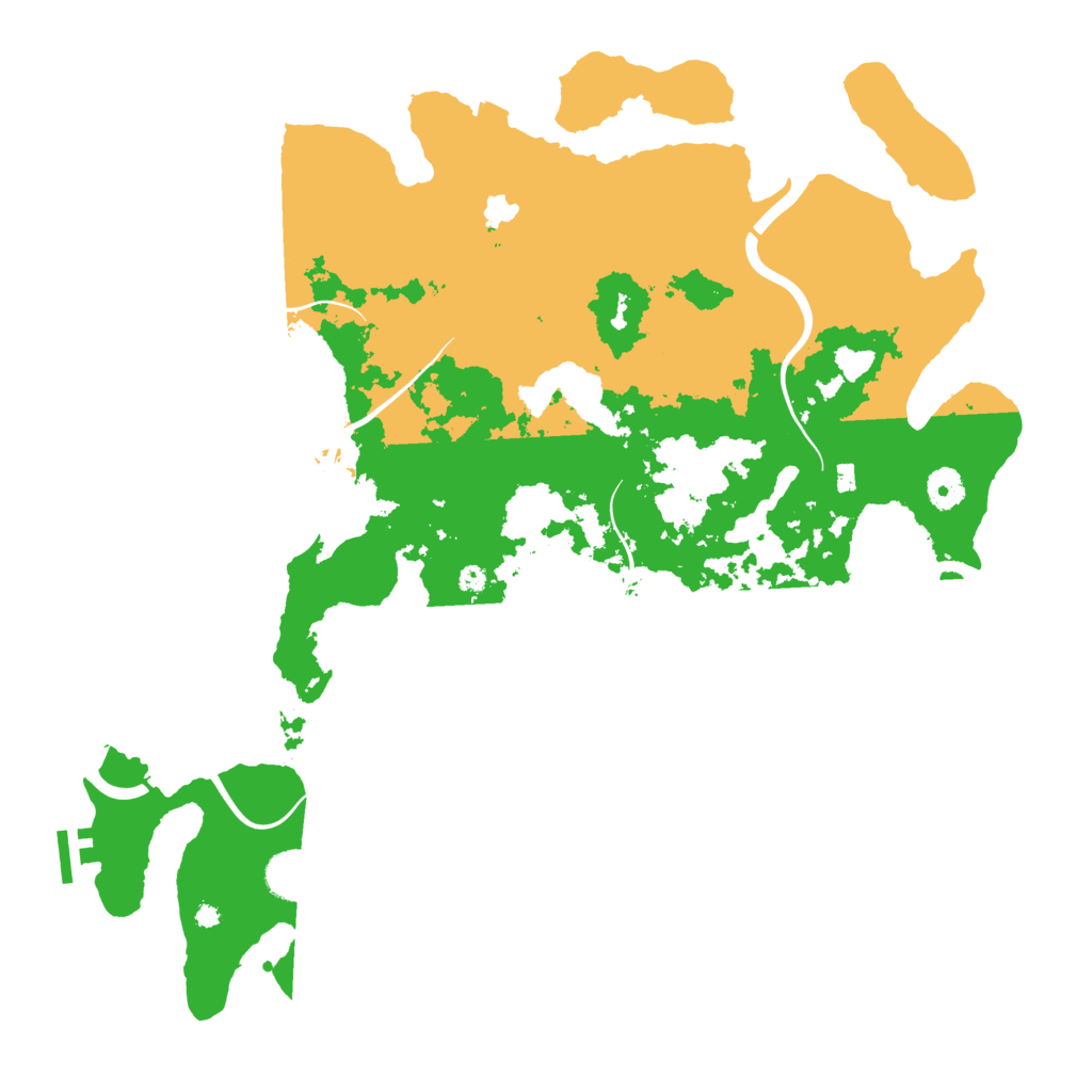Biome Rust Map: Procedural Map, Size: 4150, Seed: 987654321