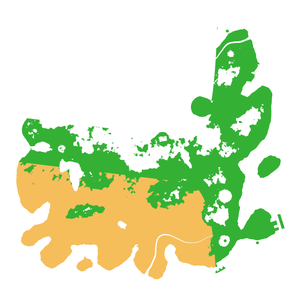 Biome Rust Map: Procedural Map, Size: 4000, Seed: 549726