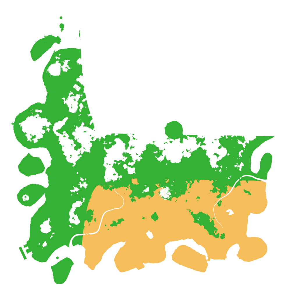 Biome Rust Map: Procedural Map, Size: 4500, Seed: 1188897268