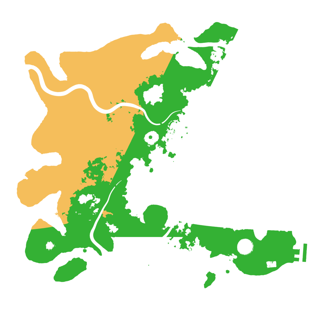 Biome Rust Map: Procedural Map, Size: 3500, Seed: 770931205