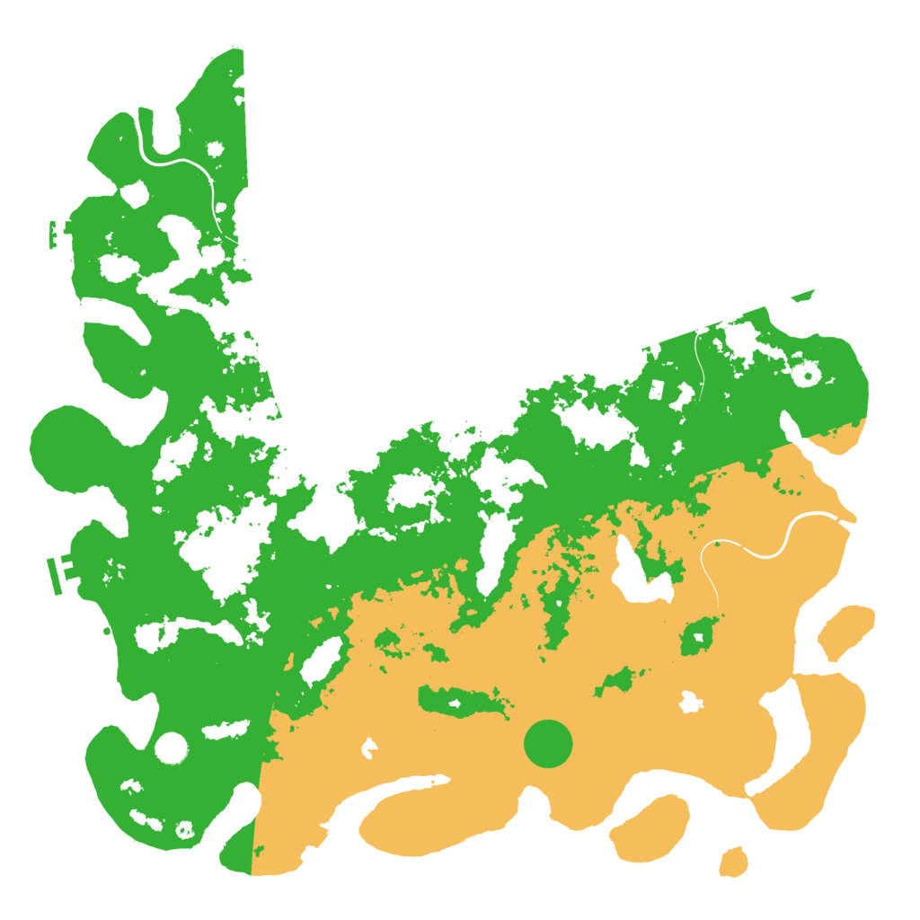 Biome Rust Map: Procedural Map, Size: 5000, Seed: 88