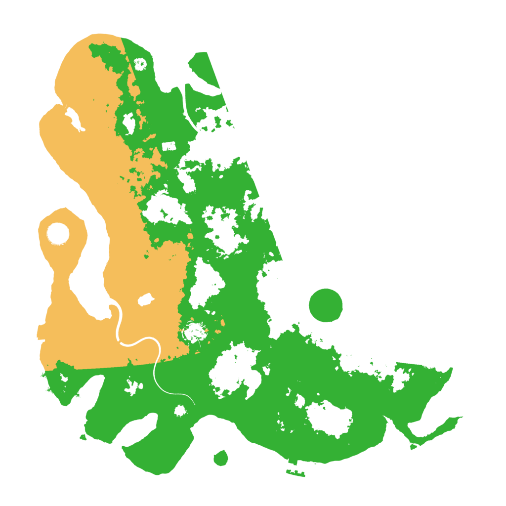 Biome Rust Map: Procedural Map, Size: 4000, Seed: 727550
