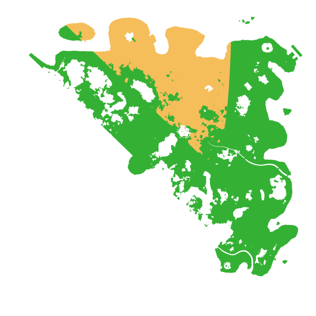 Biome Rust Map: Procedural Map, Size: 4500, Seed: 466636