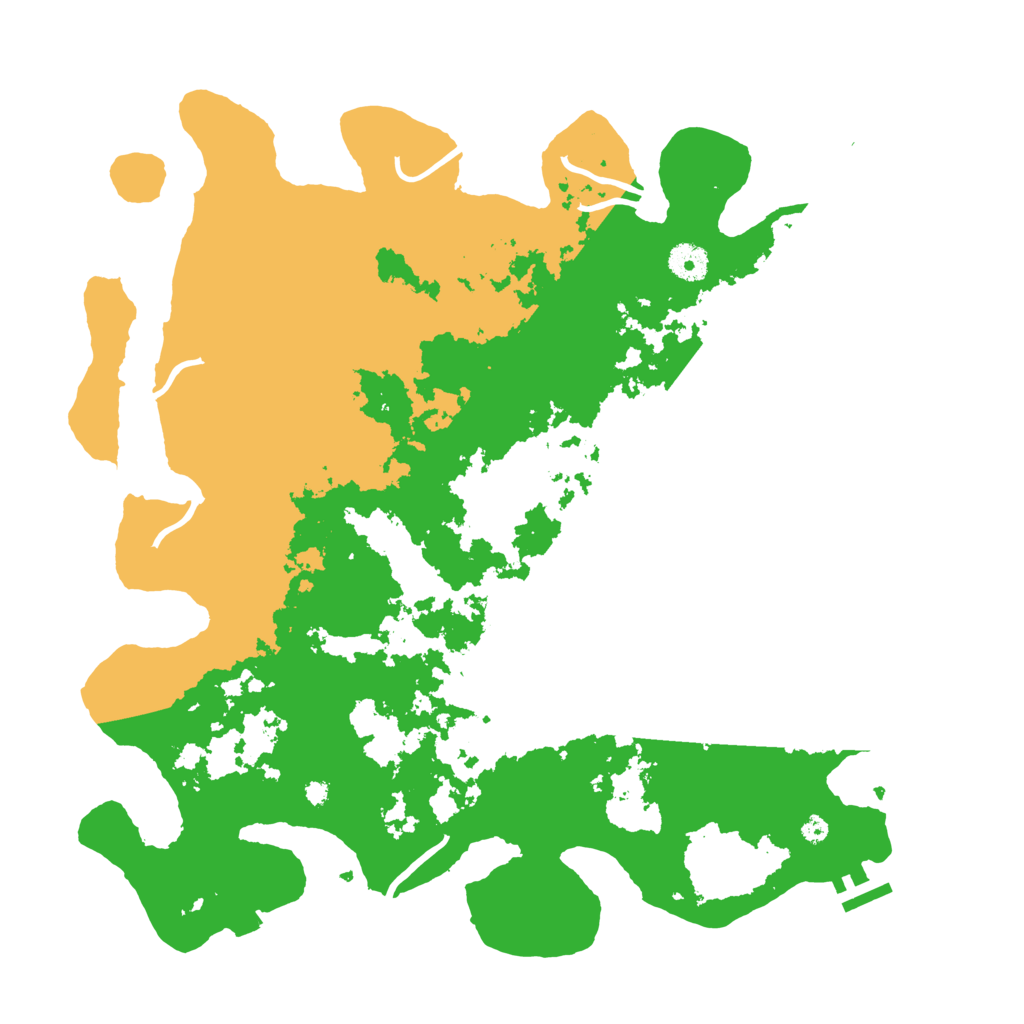 Biome Rust Map: Procedural Map, Size: 4000, Seed: 2222