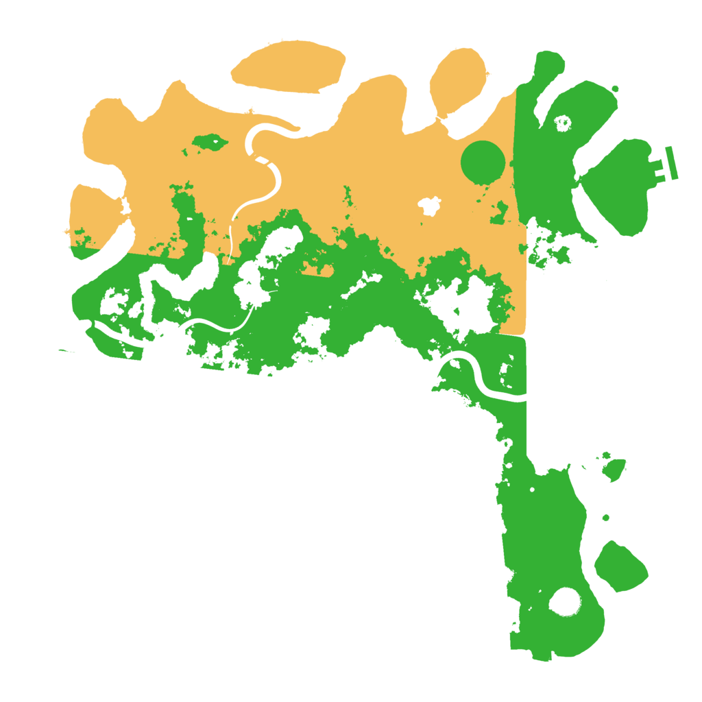 Biome Rust Map: Procedural Map, Size: 4250, Seed: 102603