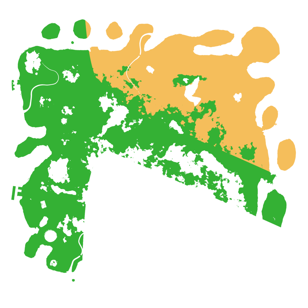 Biome Rust Map: Procedural Map, Size: 4500, Seed: 603100