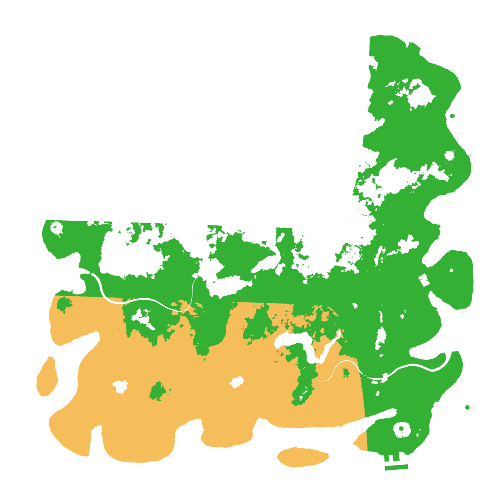Biome Rust Map: Procedural Map, Size: 4500, Seed: 737832