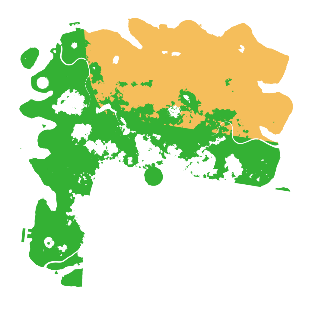 Biome Rust Map: Procedural Map, Size: 4500, Seed: 66554