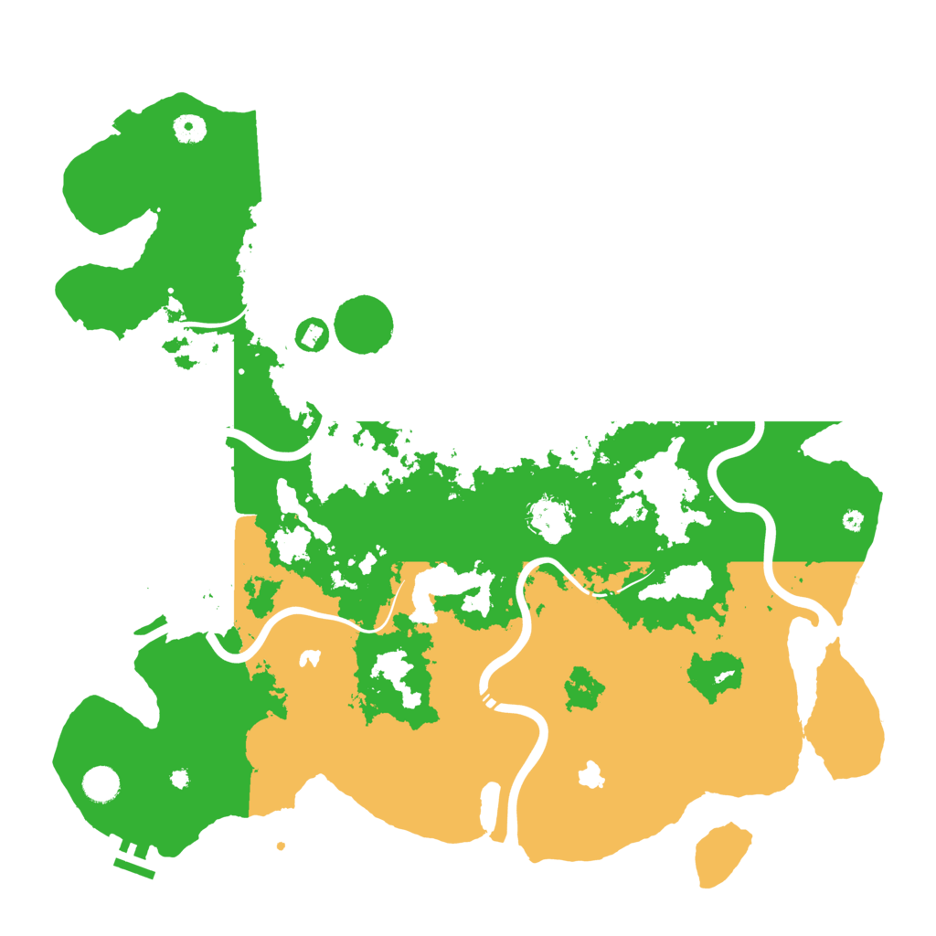 Biome Rust Map: Procedural Map, Size: 4500, Seed: 8875364