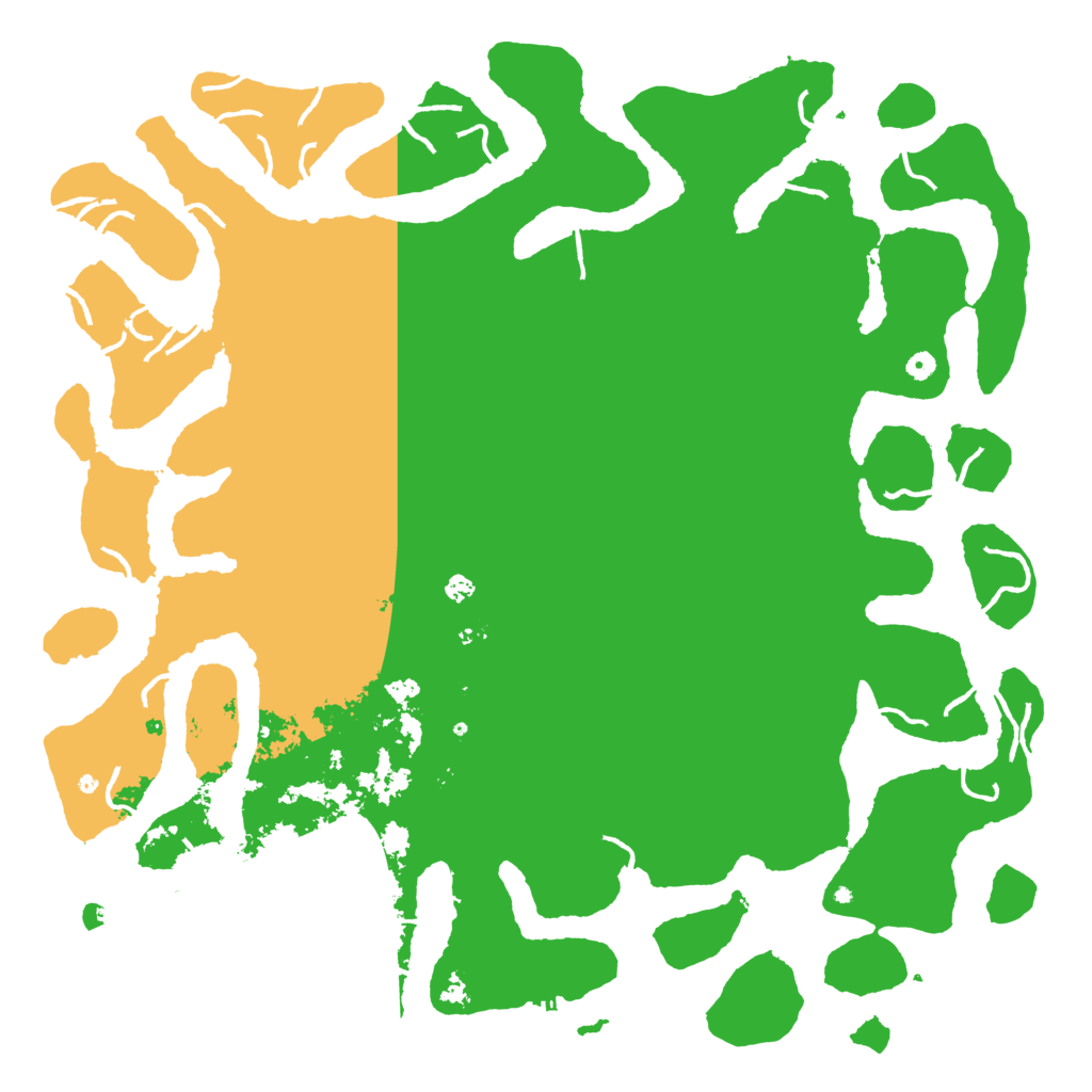 Biome Rust Map: Procedural Map, Size: 6000, Seed: 562147719