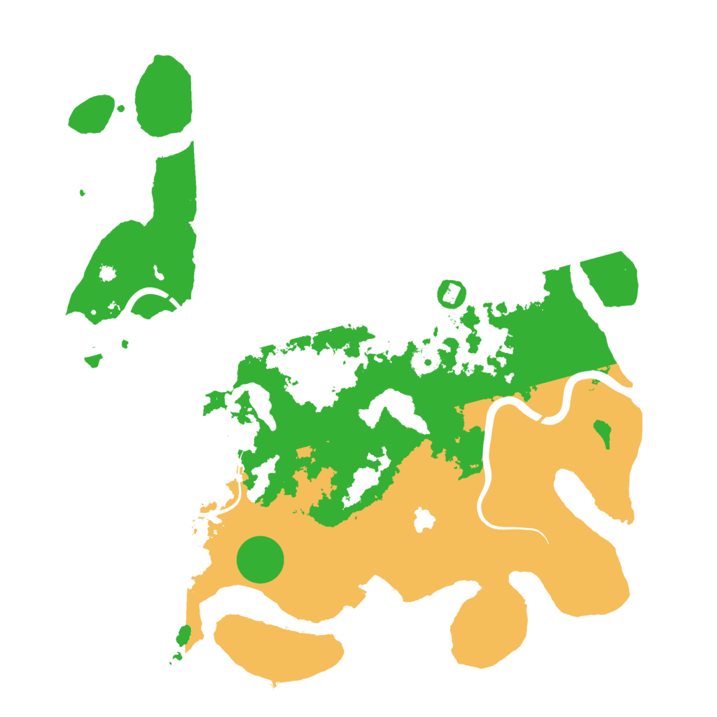 Biome Rust Map: Procedural Map, Size: 4000, Seed: 552532