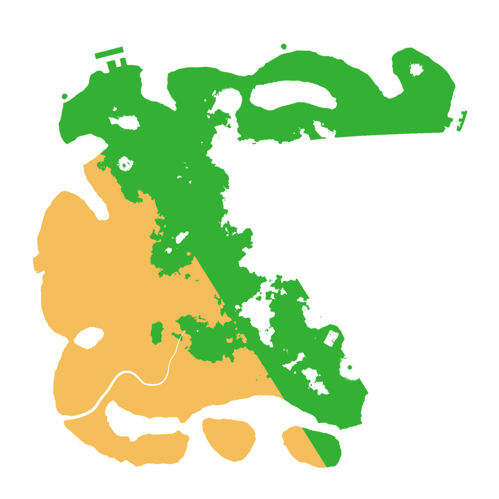 Biome Rust Map: Procedural Map, Size: 3500, Seed: 918974