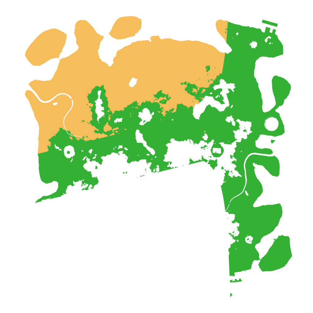Biome Rust Map: Procedural Map, Size: 4000, Seed: 517333