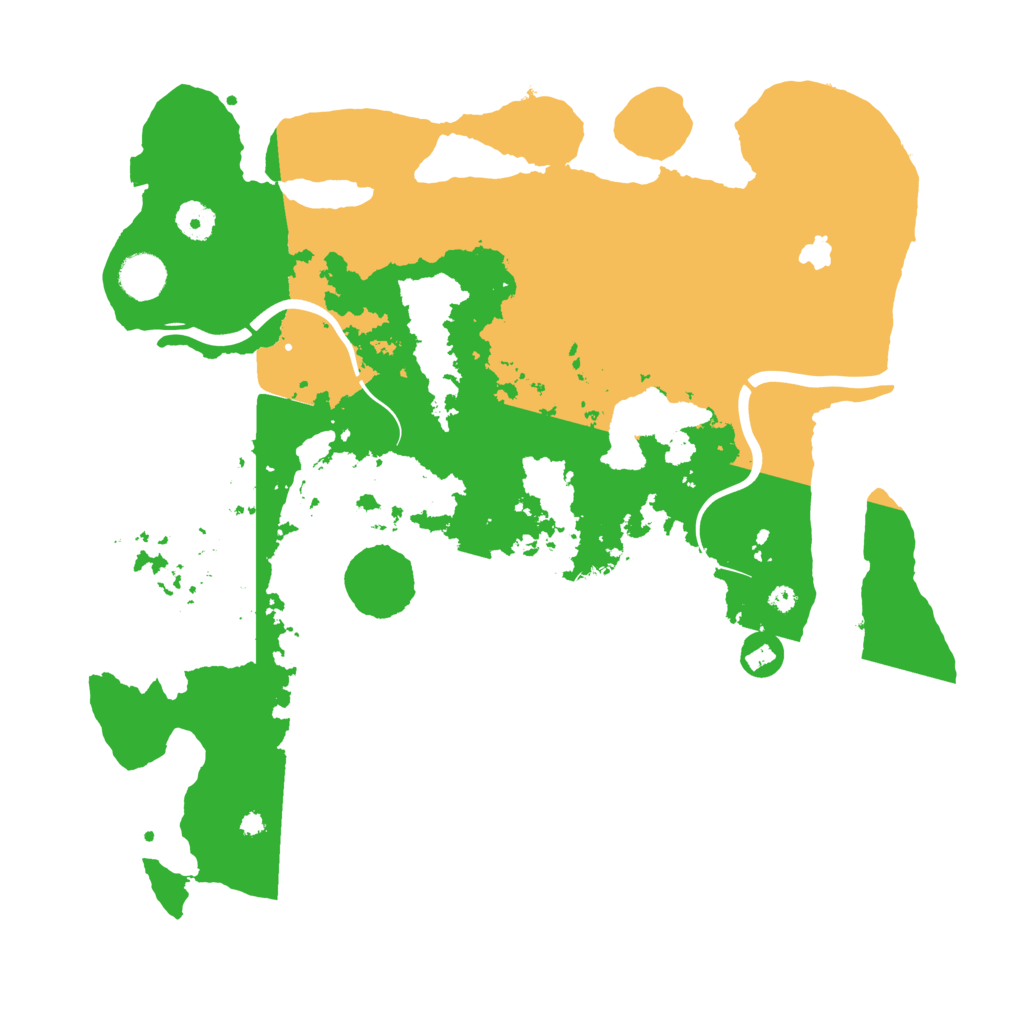 Biome Rust Map: Procedural Map, Size: 4000, Seed: 3442