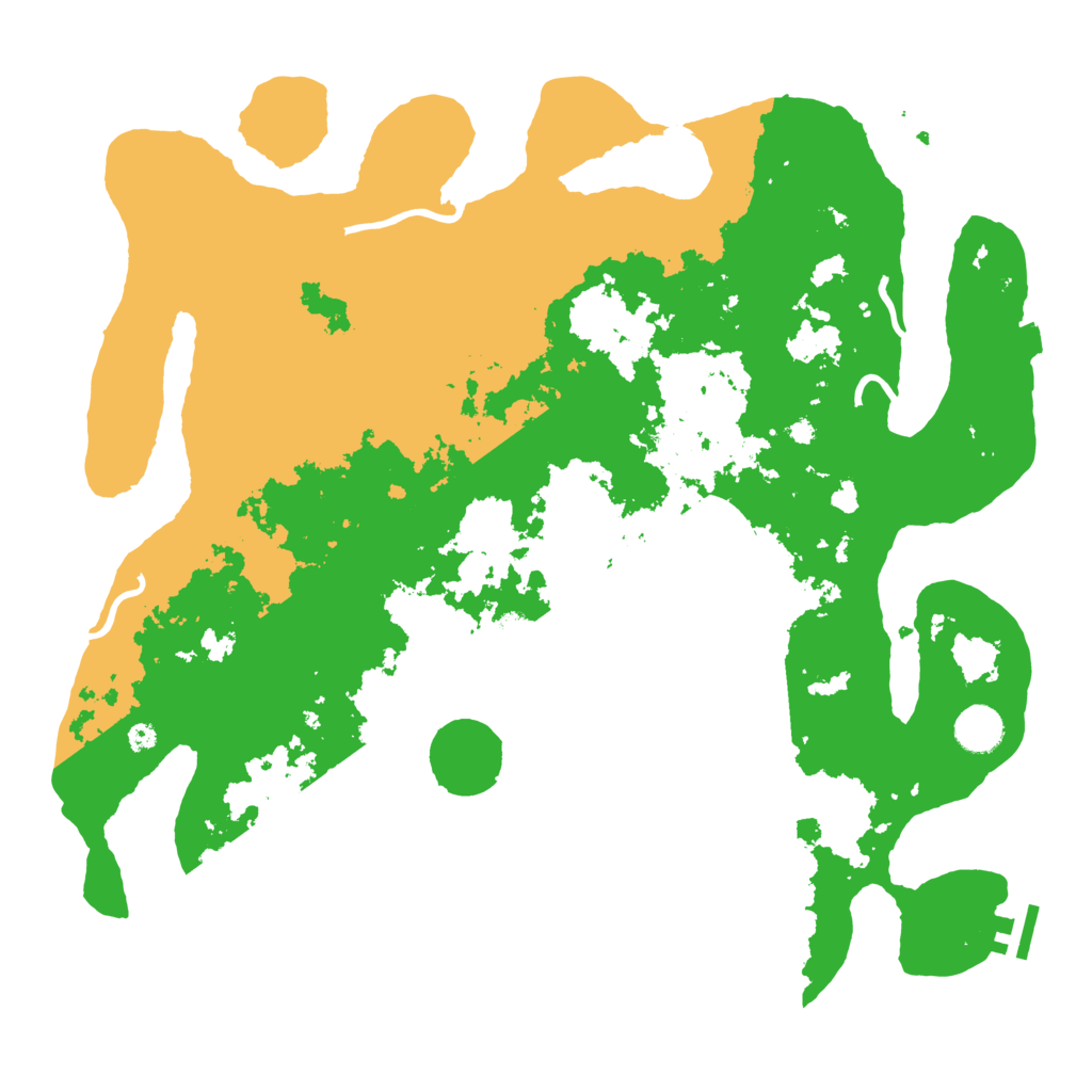 Biome Rust Map: Procedural Map, Size: 4000, Seed: 848698