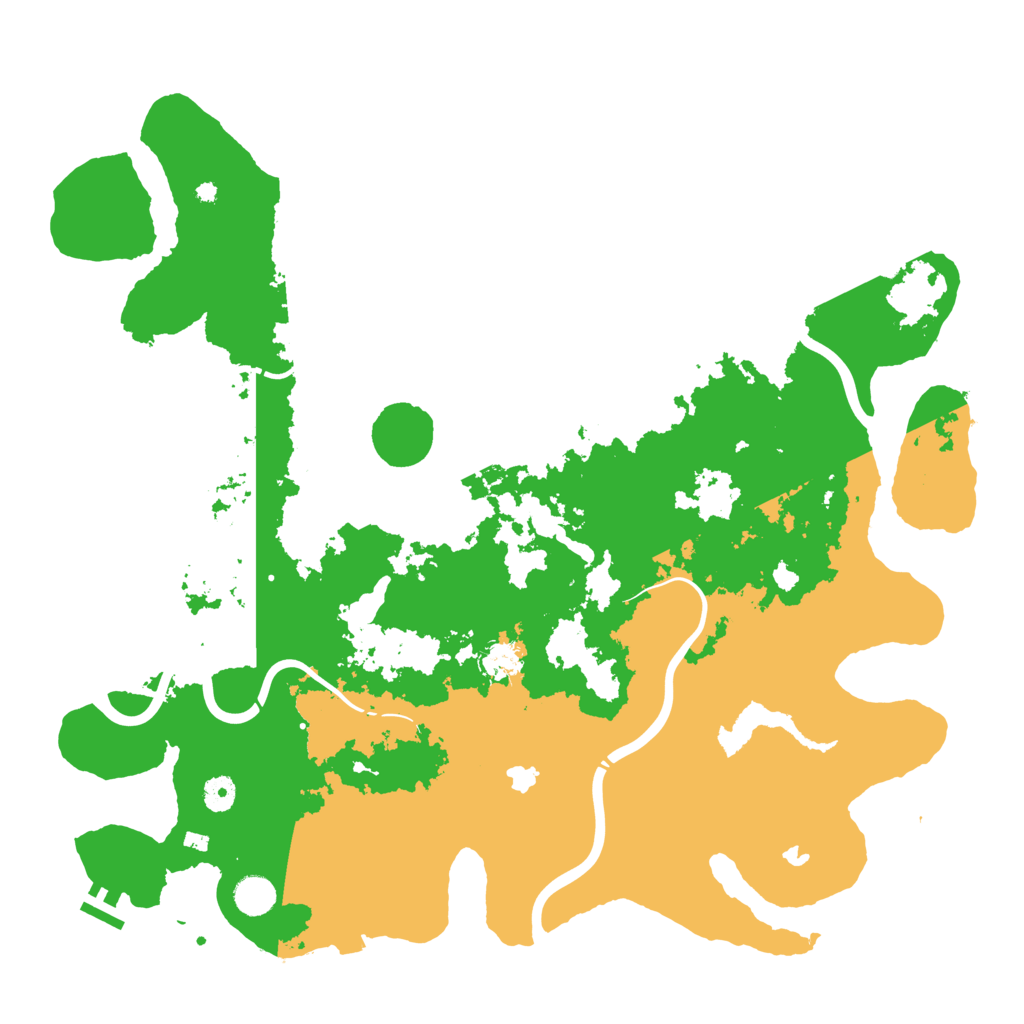 Biome Rust Map: Procedural Map, Size: 4500, Seed: 1920849938