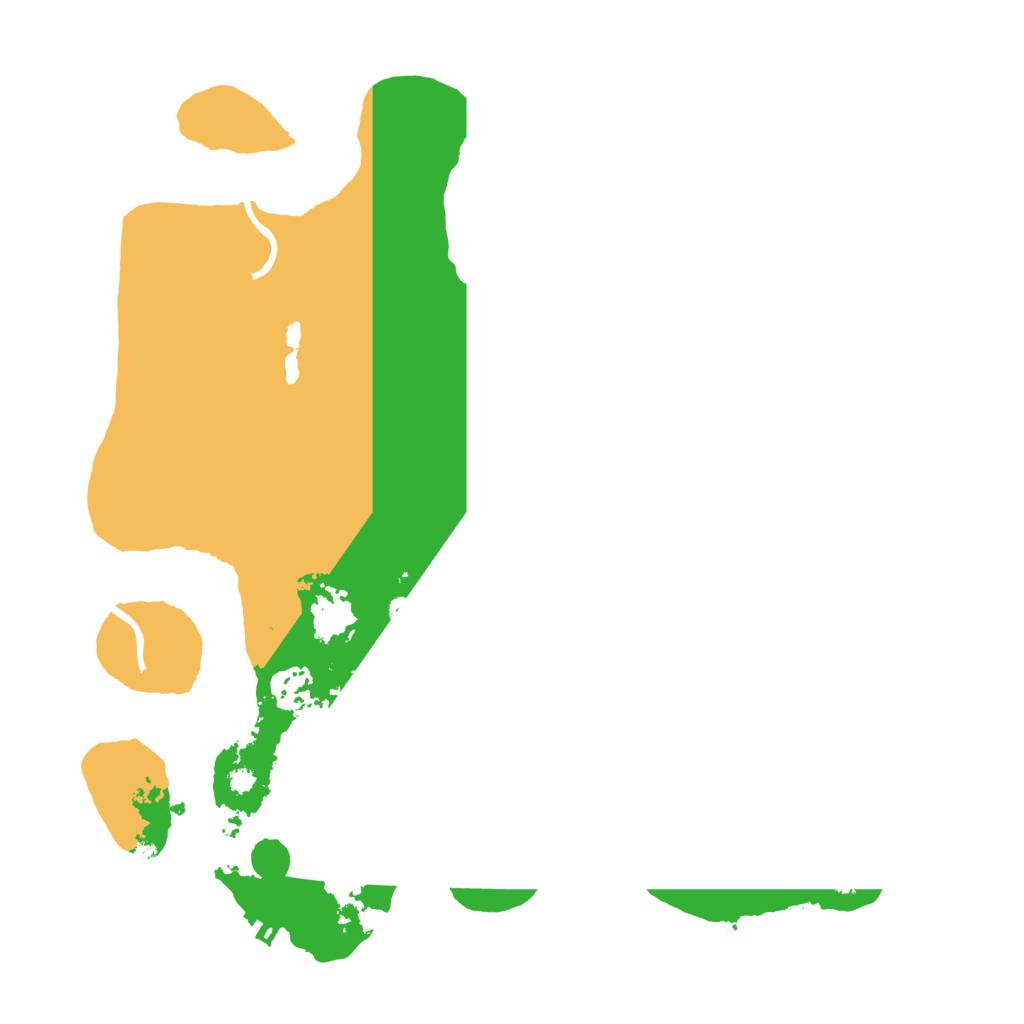 Biome Rust Map: Procedural Map, Size: 3500, Seed: 23451424