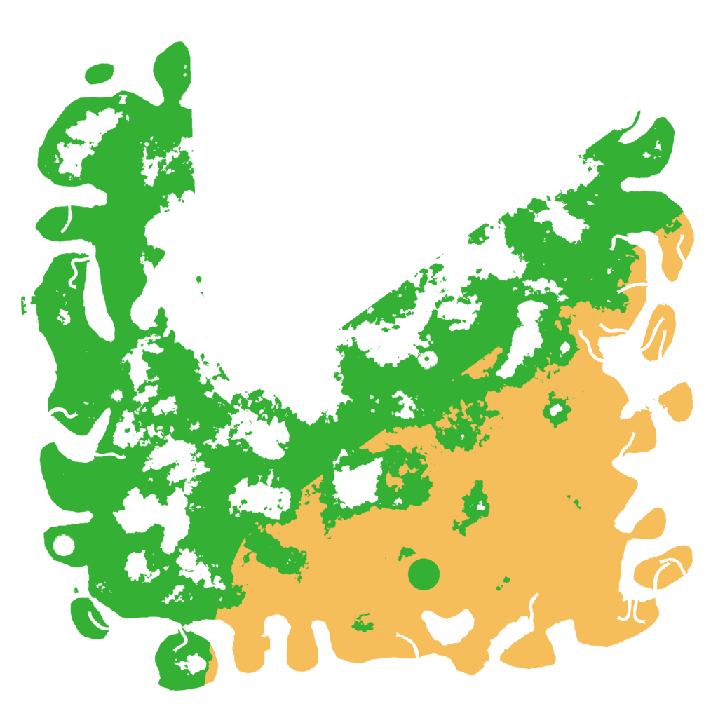 Biome Rust Map: Procedural Map, Size: 6000, Seed: 86567