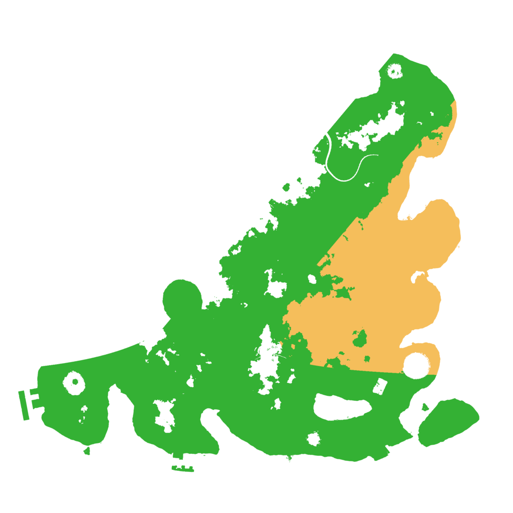 Biome Rust Map: Procedural Map, Size: 3500, Seed: 686356