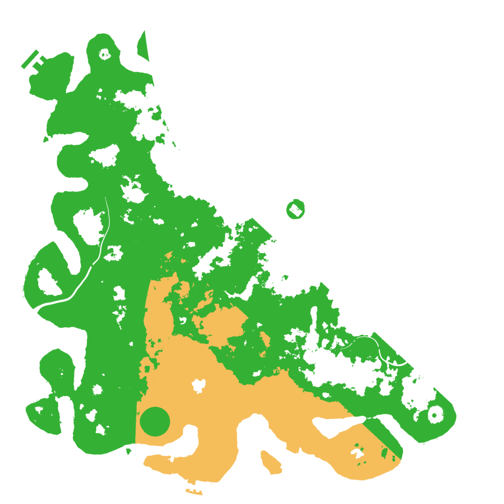 Biome Rust Map: Procedural Map, Size: 4500, Seed: 274123