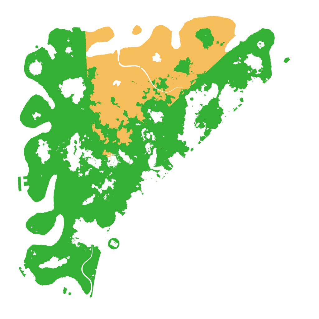 Biome Rust Map: Procedural Map, Size: 4500, Seed: 690414