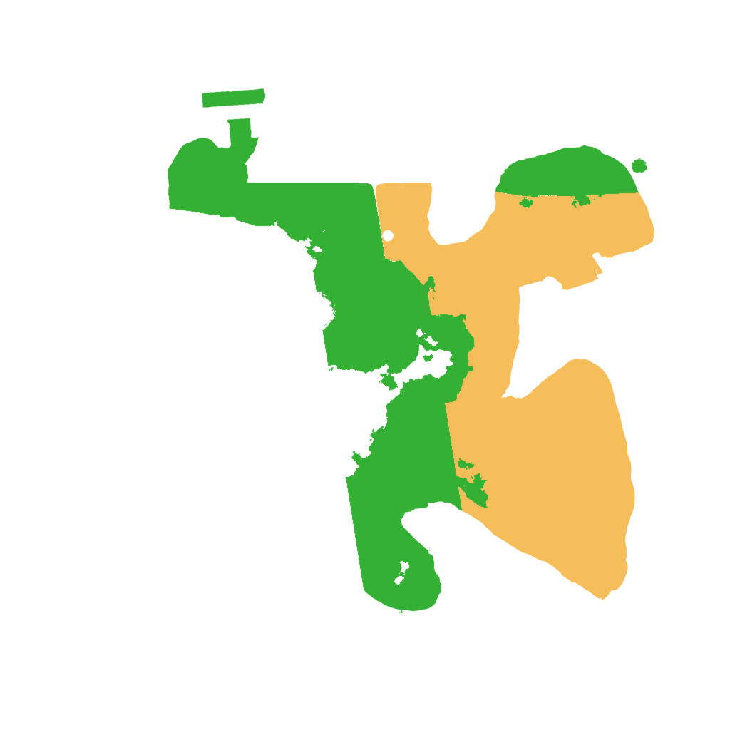 Biome Rust Map: Procedural Map, Size: 2000, Seed: 15694823