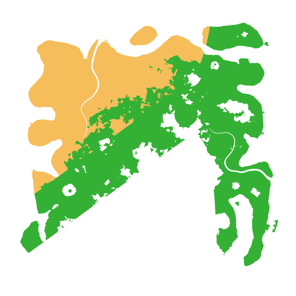 Biome Rust Map: Procedural Map, Size: 3500, Seed: 935240