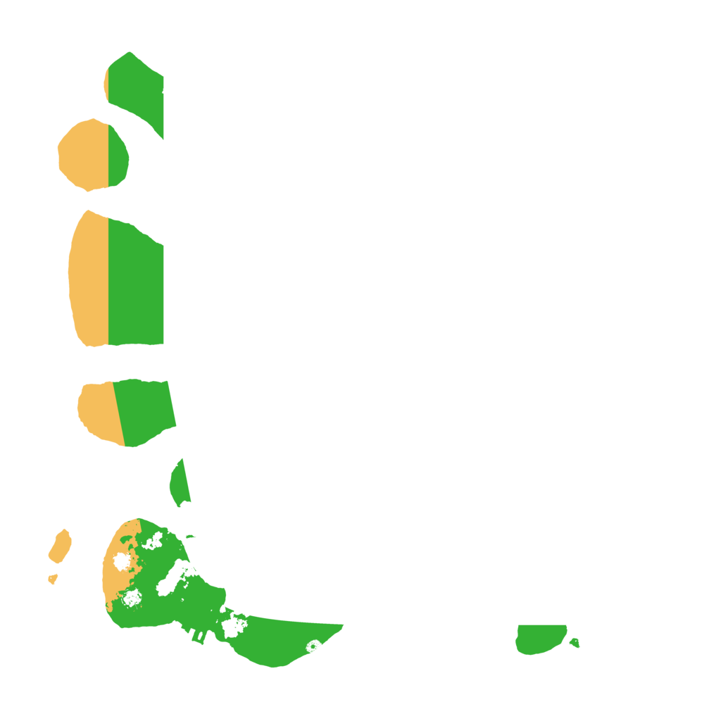 Biome Rust Map: Procedural Map, Size: 3600, Seed: 642871