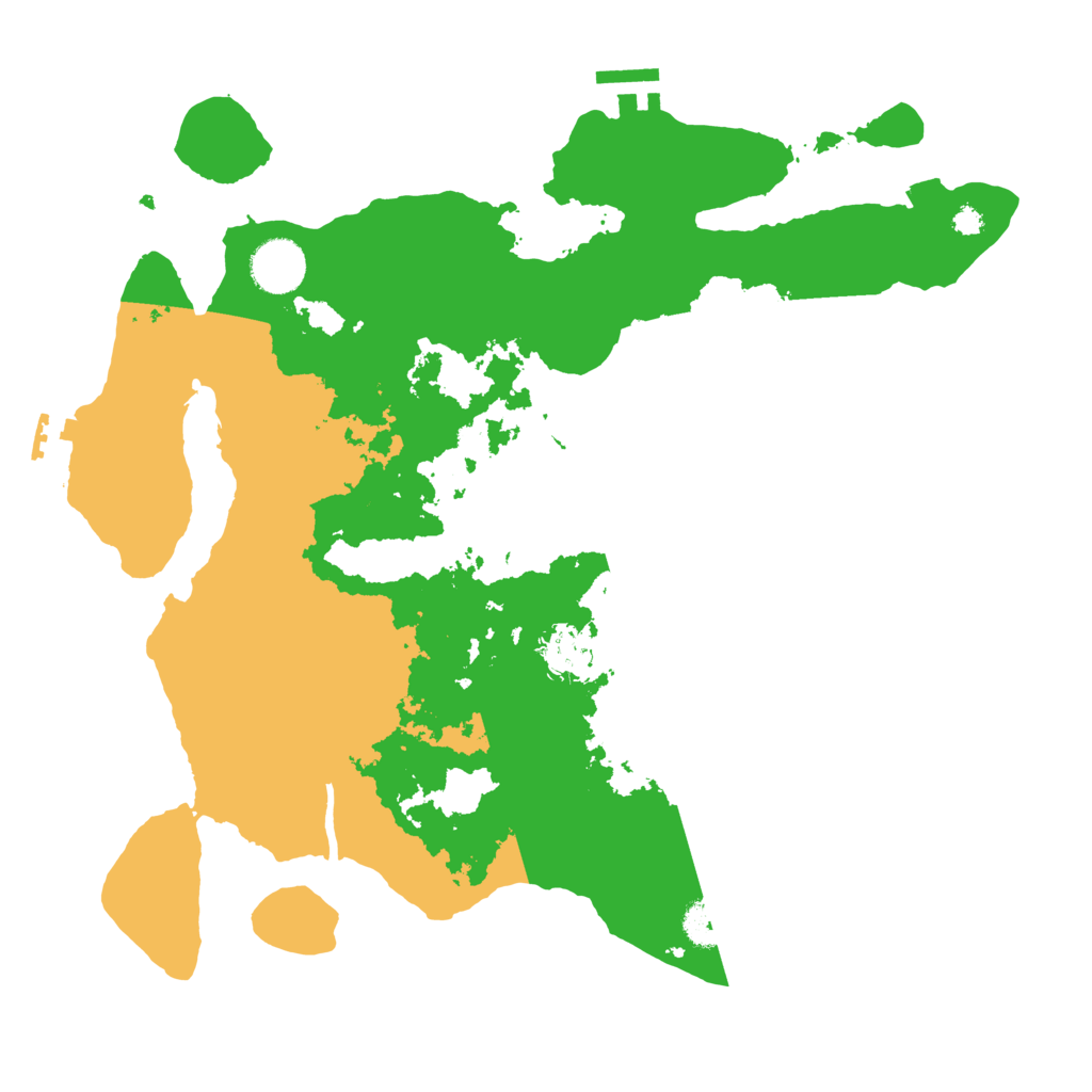 Biome Rust Map: Procedural Map, Size: 3500, Seed: 102901