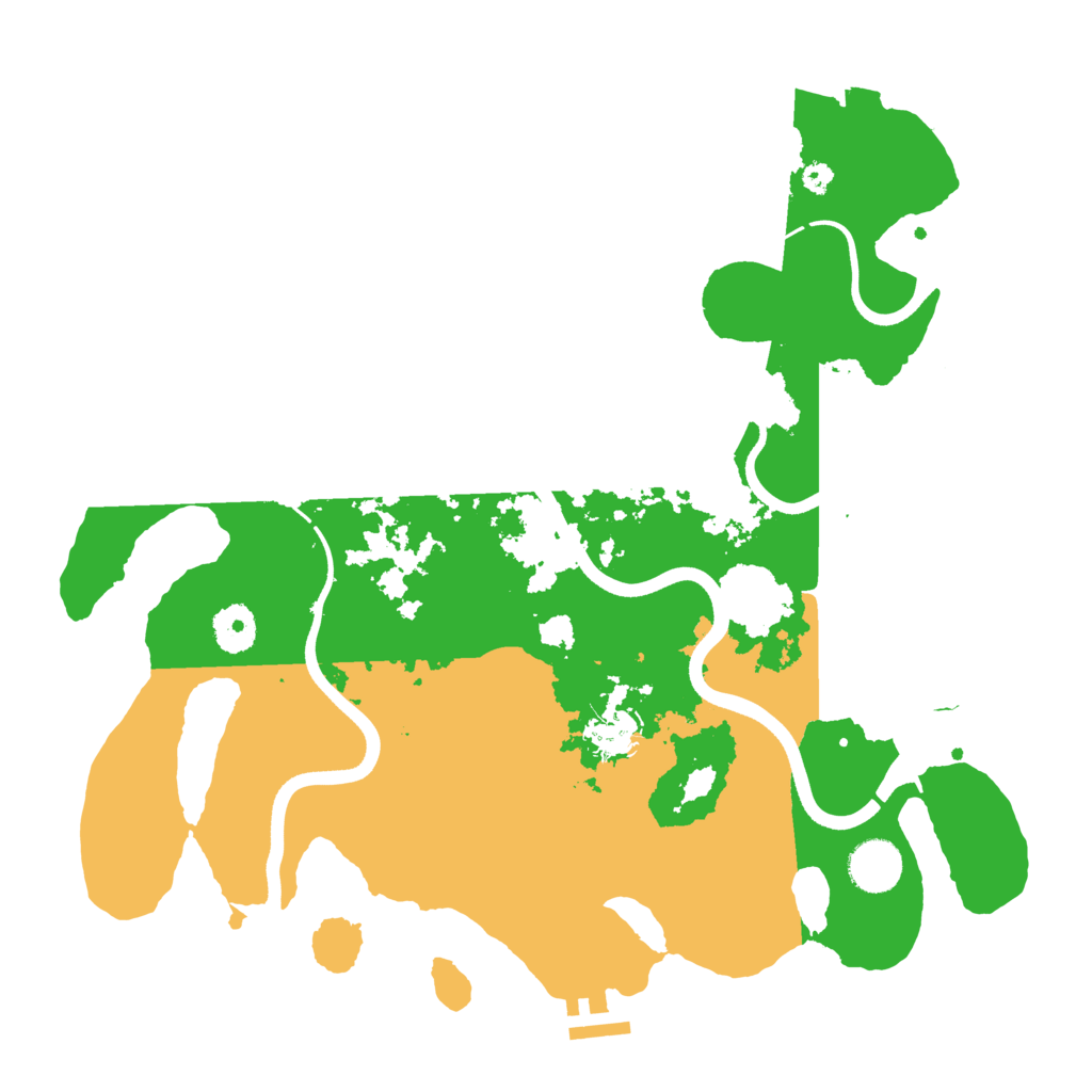 Biome Rust Map: Procedural Map, Size: 3600, Seed: 924701