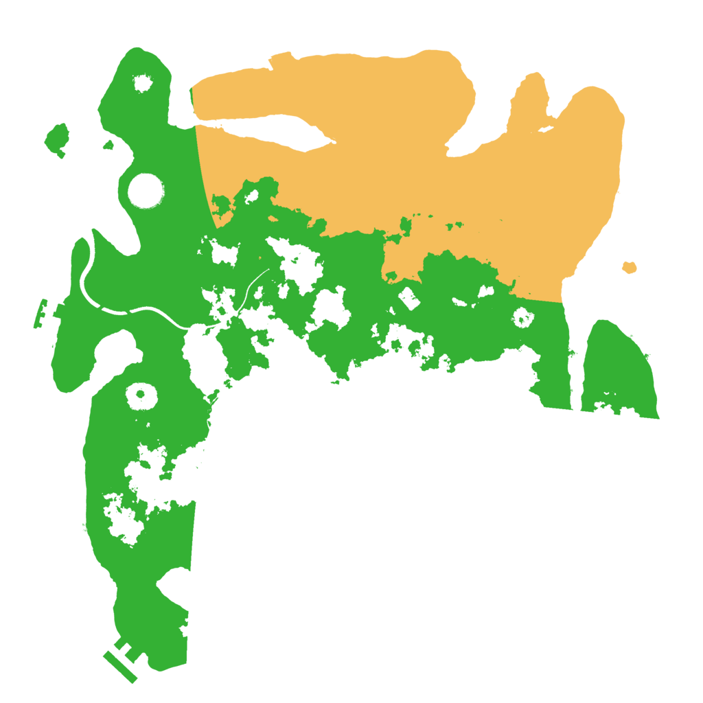 Biome Rust Map: Procedural Map, Size: 3500, Seed: 484507567