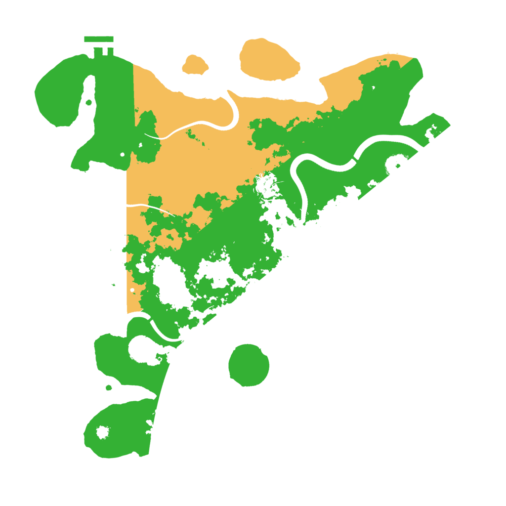 Biome Rust Map: Procedural Map, Size: 3500, Seed: 417644