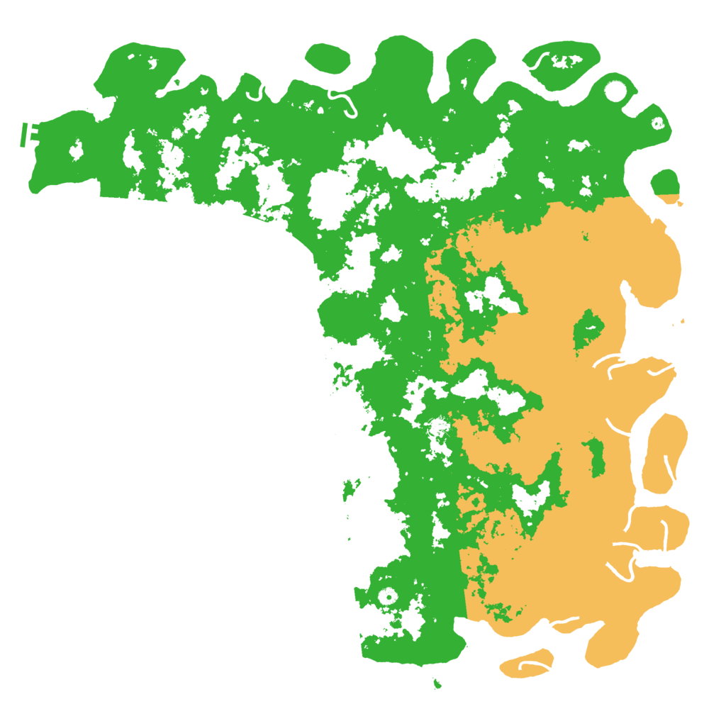 Biome Rust Map: Procedural Map, Size: 6000, Seed: 667