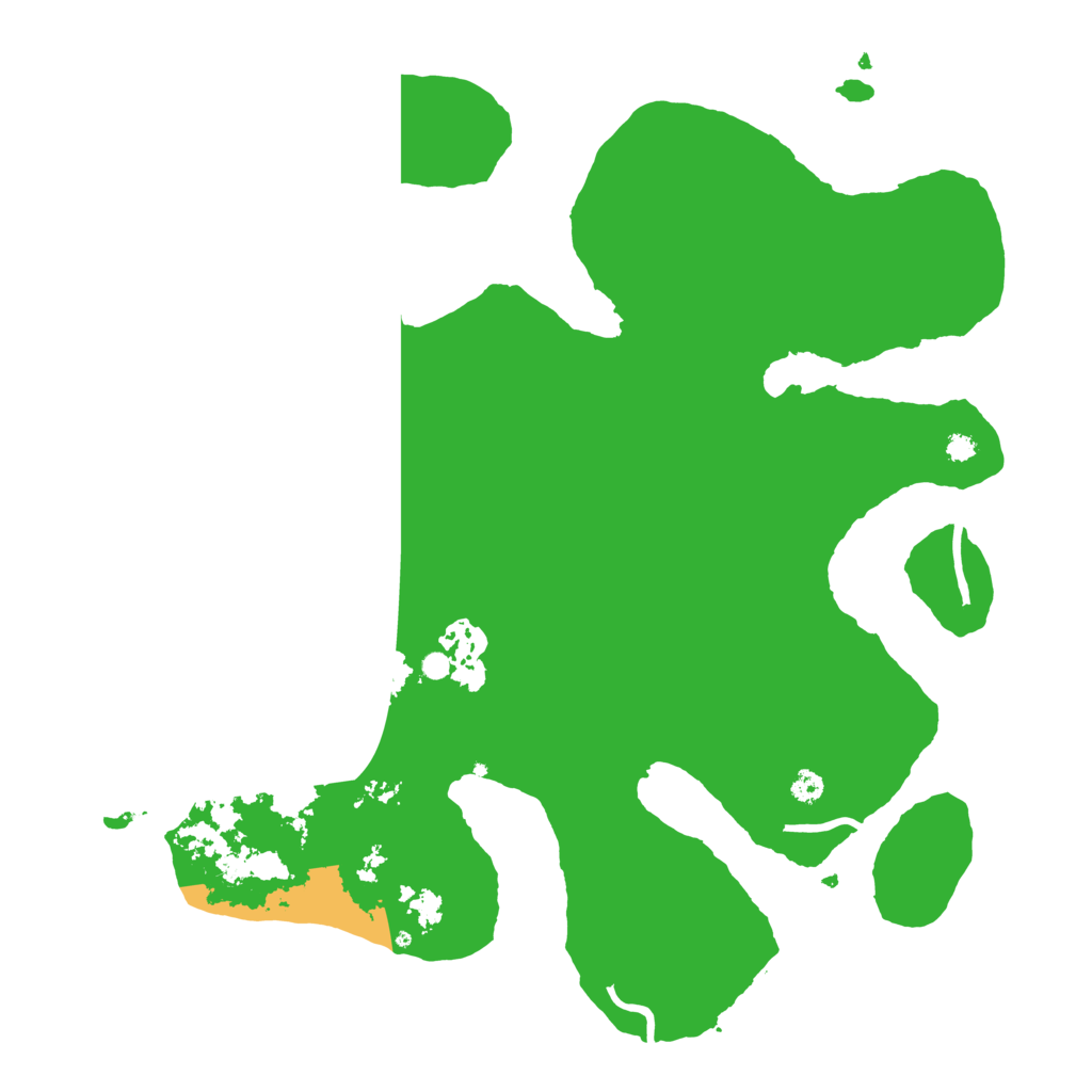 Biome Rust Map: Procedural Map, Size: 3500, Seed: 818840