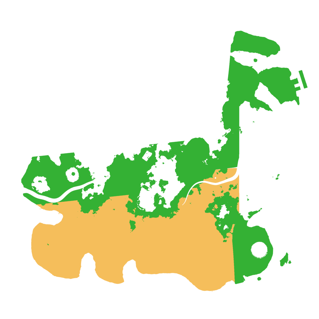 Biome Rust Map: Procedural Map, Size: 3500, Seed: 193930