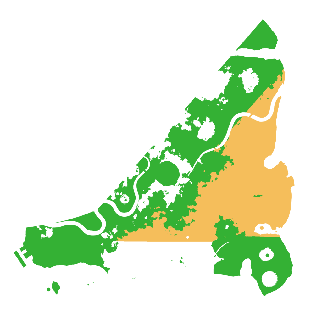 Biome Rust Map: Procedural Map, Size: 3600, Seed: 608836