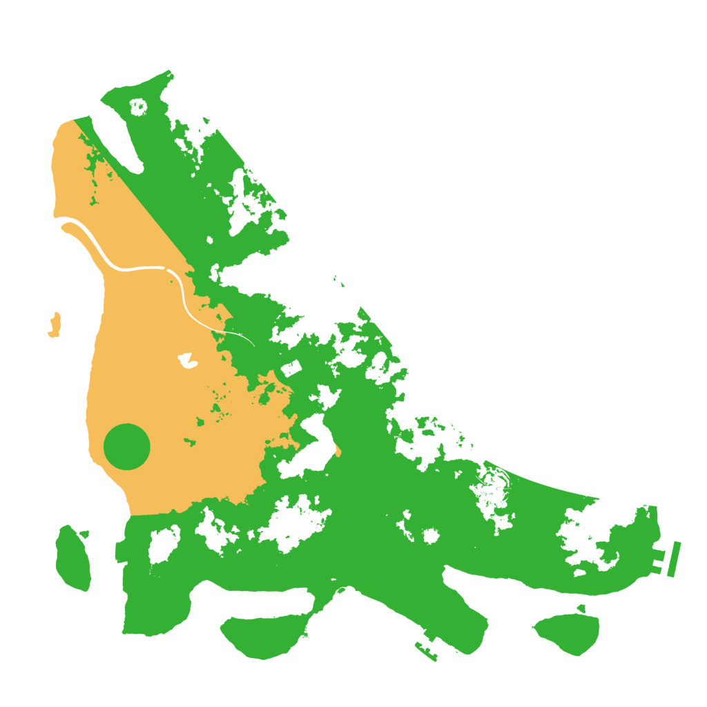 Biome Rust Map: Procedural Map, Size: 4000, Seed: 283872