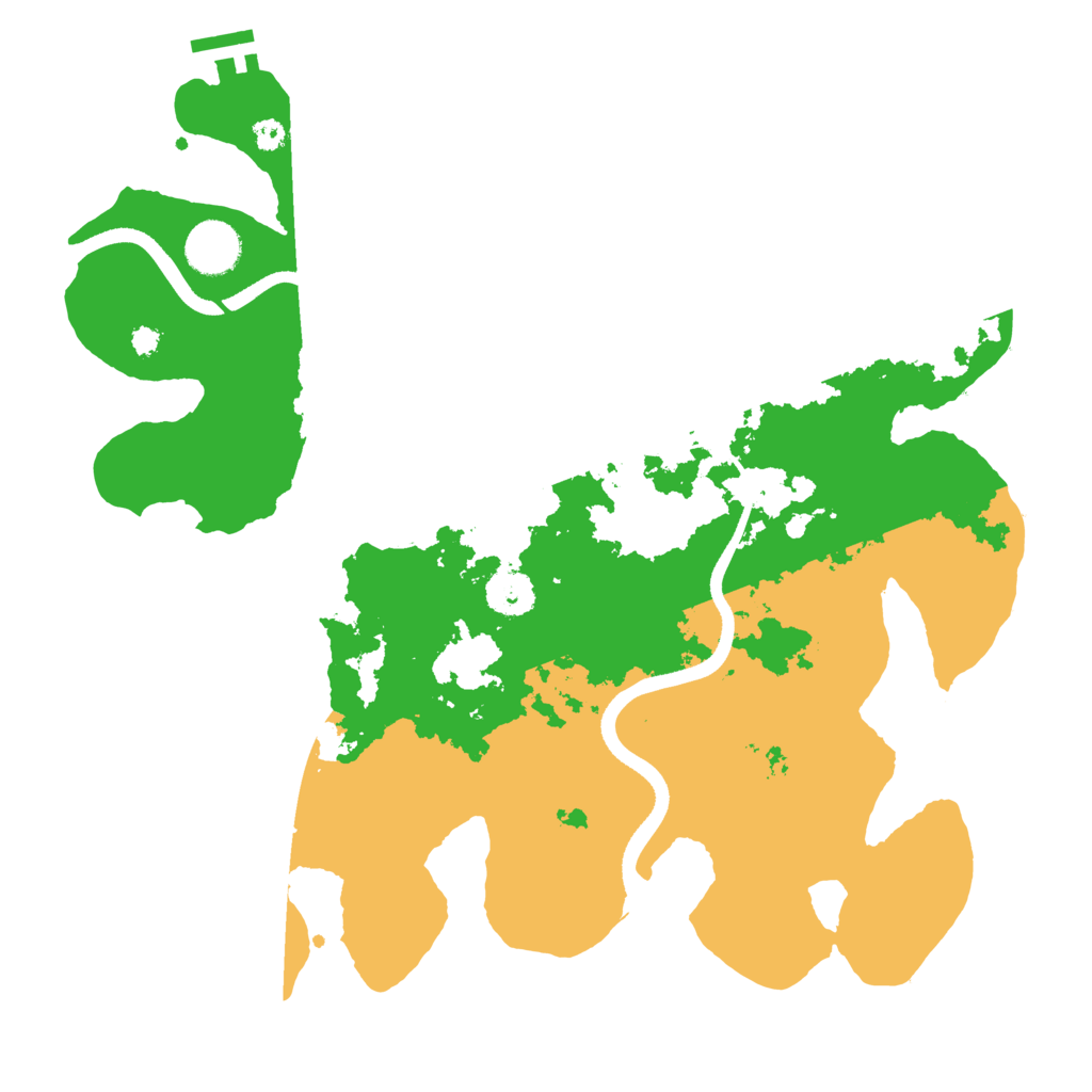 Biome Rust Map: Procedural Map, Size: 3500, Seed: 701721